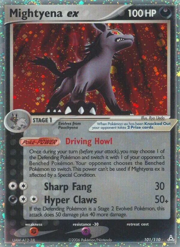 Mightyena ex 「HP 101/110」「EN」
