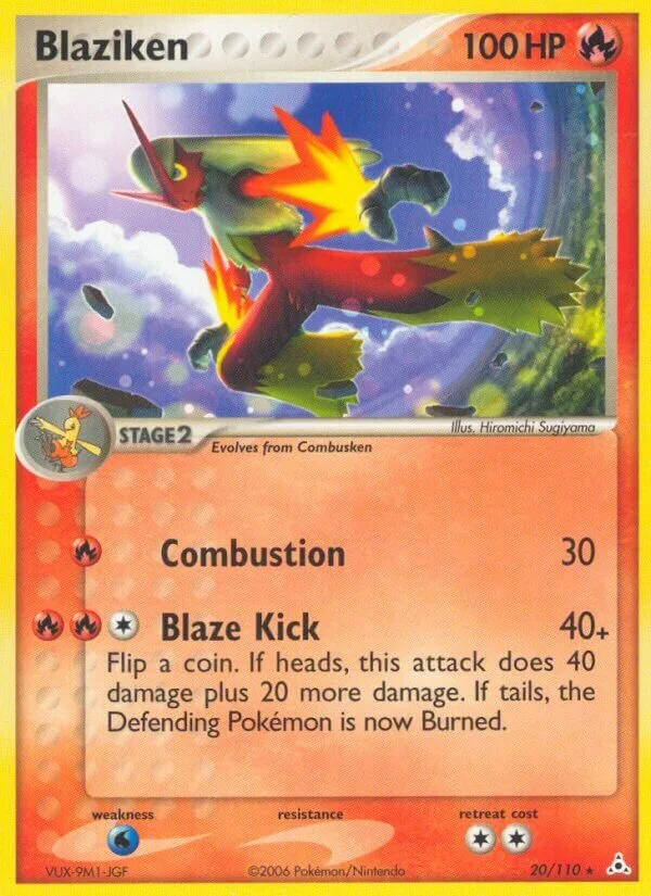 Blaziken 「HP 20/110」「EN」