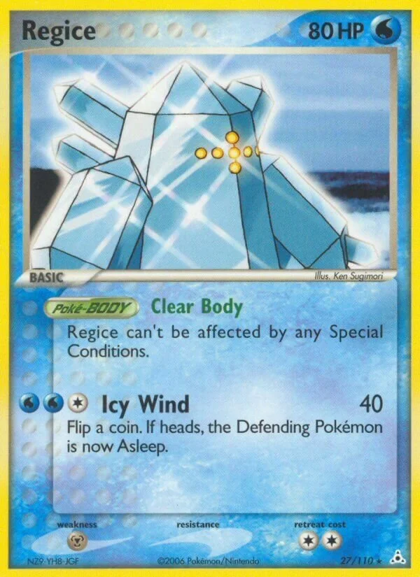 Regice 「HP 27/110」「EN」