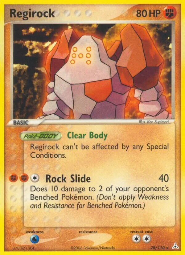 Regirock 「HP 28/110」「EN」