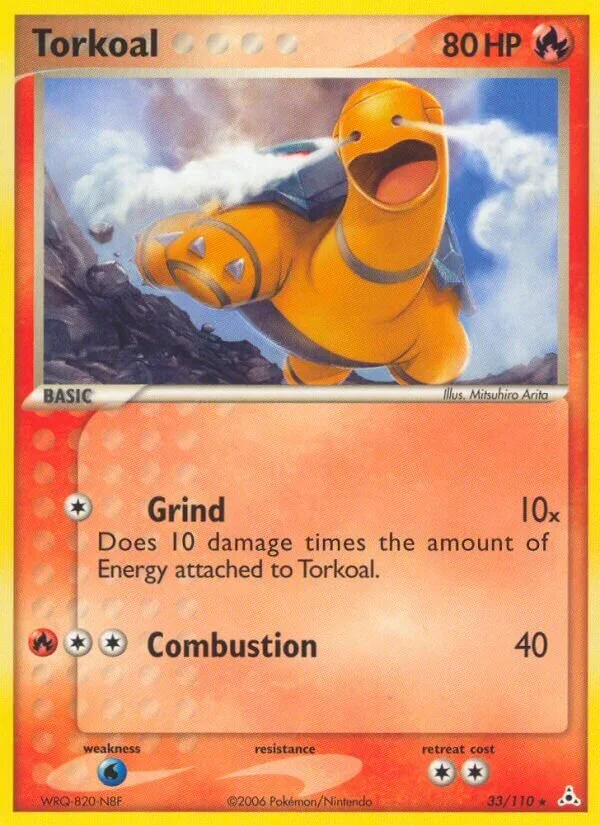 Torkoal 「HP 33/110」「EN」