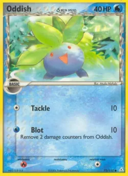 Oddish 「HP 73/110」「EN」