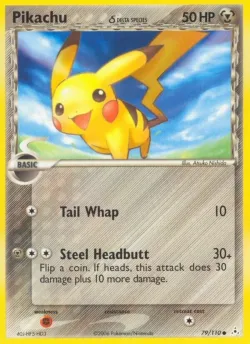 Pikachu 「HP 79/110」「EN」