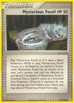 Mysterious Fossil 「HP 92/110」「EN」