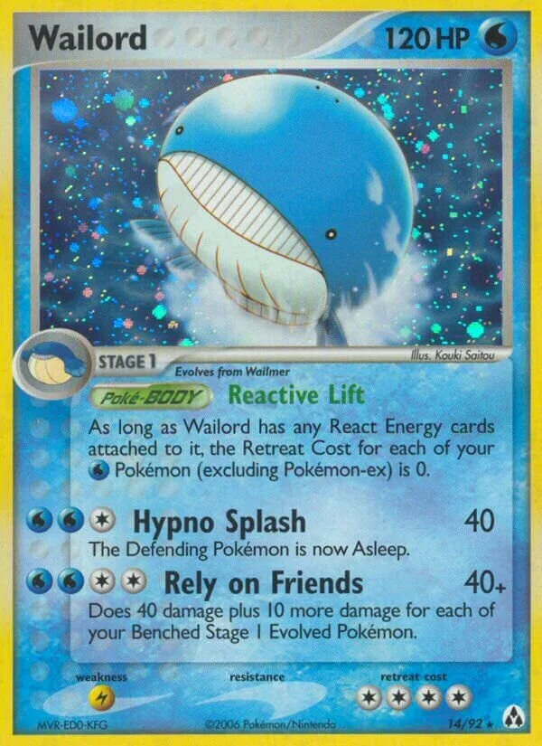 Wailord 「LM 14/92」「EN」
