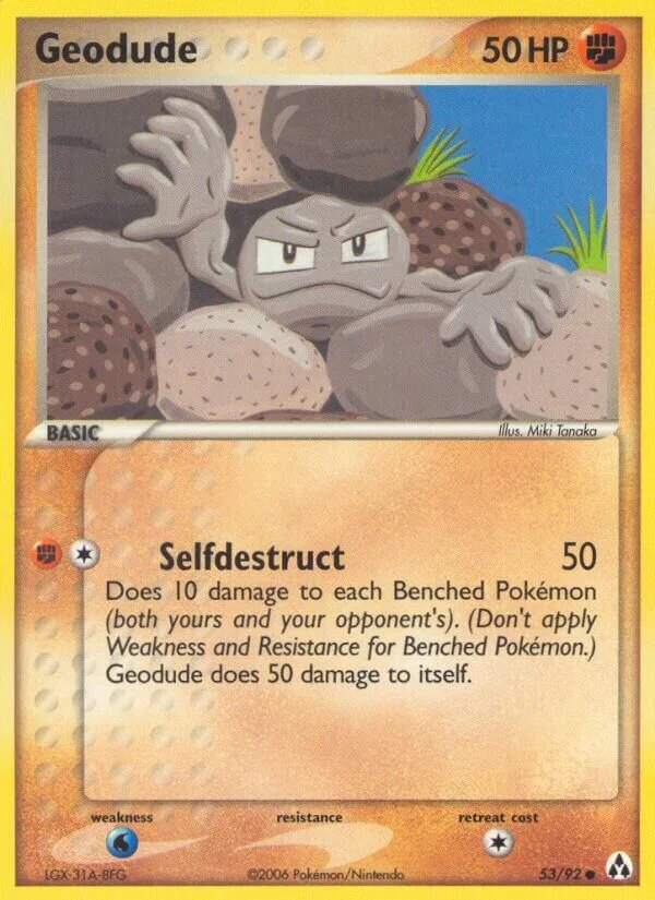 Geodude 「LM 53/92」「EN」