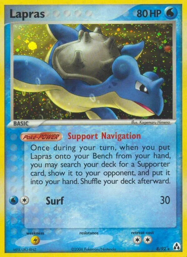 Lapras 「LM 8/92」「EN」