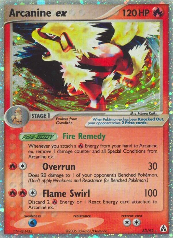 Arcanine ex 「LM 83/92」「EN」