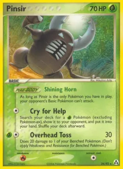 Pinsir #24/92 · Pokémon