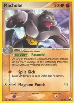Machoke #39/92 · Pokémon