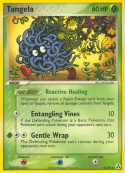 Tangela #44/92 · Pokémon