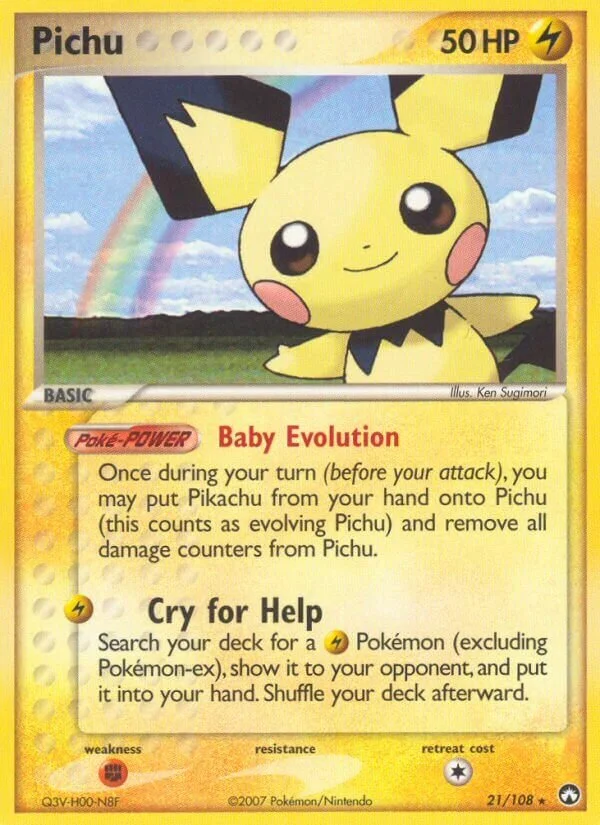 Pichu 「PK 21/108」「EN」