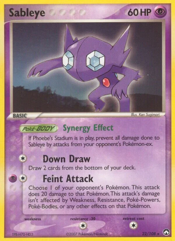 Sableye 「PK 22/108」「EN」