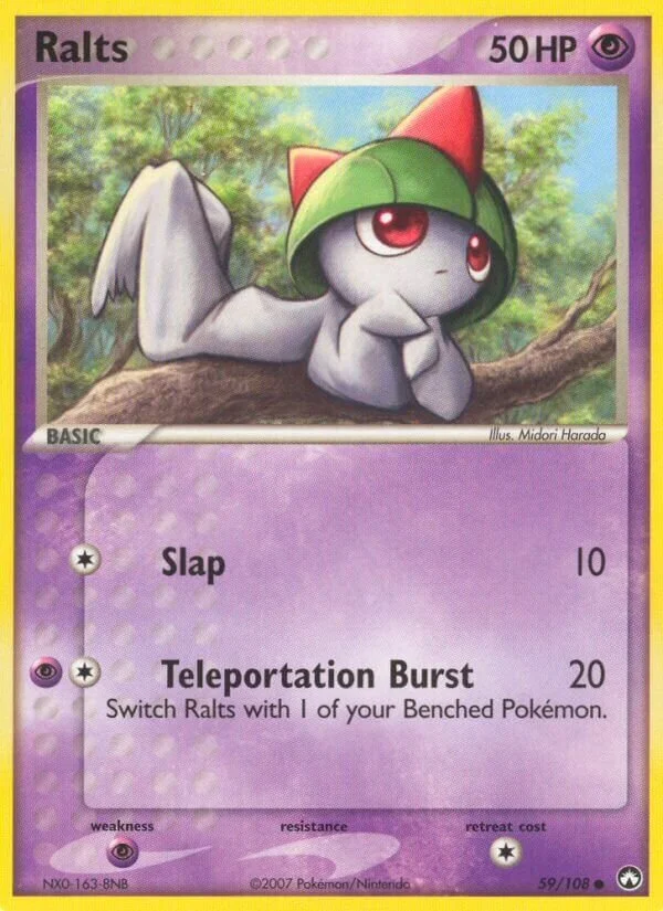 Ralts 「PK 59/108」「EN」