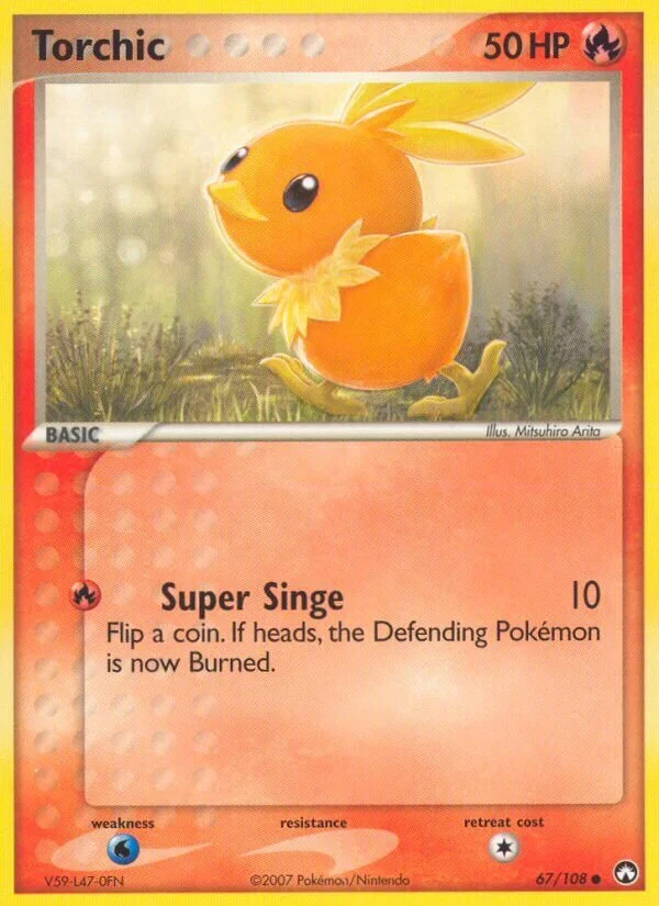 Torchic 「PK 67/108」「EN」