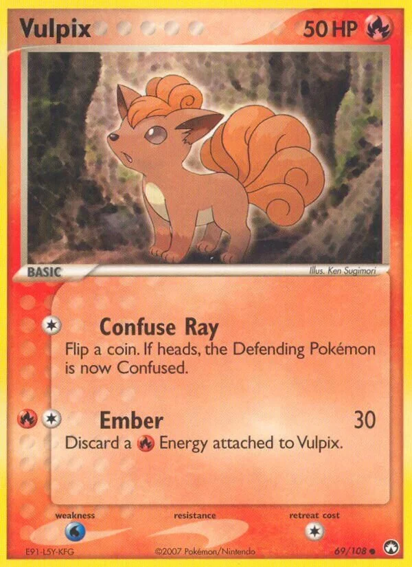 Vulpix 「PK 69/108」「EN」