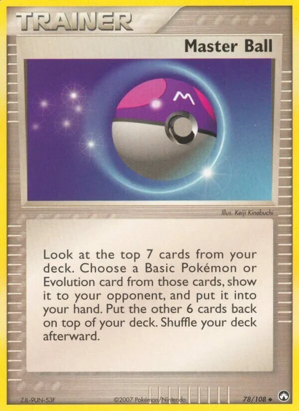 Master Ball 「PK 78/108」「EN」