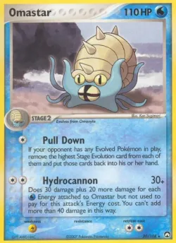 Omastar #20/108 · Pokémon