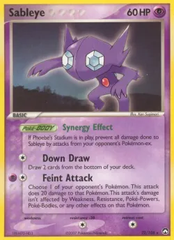 Sableye #22/108 · Pokémon