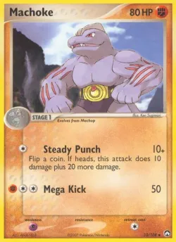 Machoke #33/108 · Pokémon