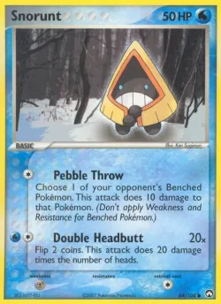 Snorunt 「PK 64/108」「EN」