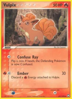 Vulpix 「PK 69/108」「EN」