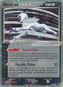 Absol ex 「PK 92/108」「EN」