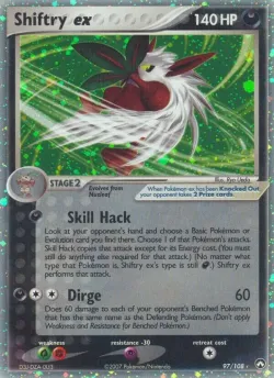 Shiftry ex 「PK 97/108」「EN」