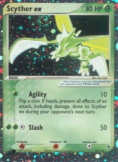 Scyther ex 「RS 102/109」「EN」