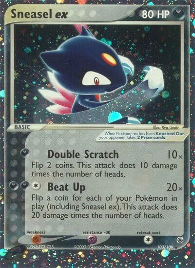 Sneasel ex 「RS 103/109」「EN」