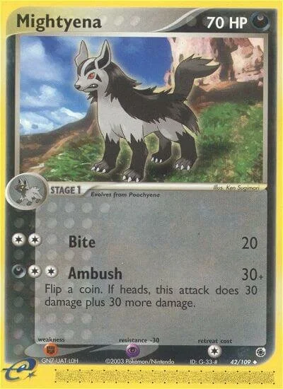 Mightyena 「RS 42/109」「EN」