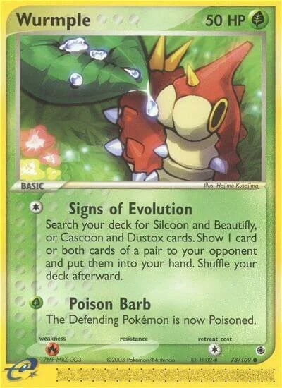 Wurmple 「RS 78/109」「EN」