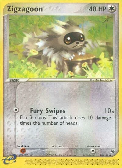 Zigzagoon 「RS 79/109」「EN」