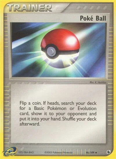 Poké Ball 「RS 86/109」「EN」