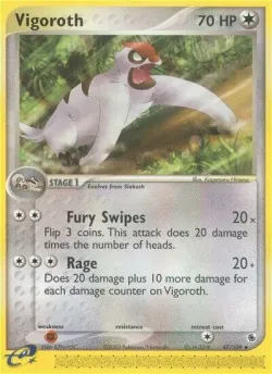 Vigoroth #47/109 · Pokémon