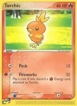 Torchic 「RS 73/109」「EN」