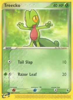 Treecko 「RS 76/109」「EN」