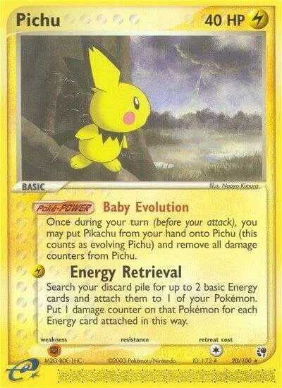Pichu 「SS 20/100」「EN」