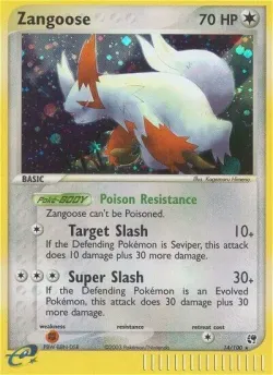 Zangoose #14/100 · Pokémon