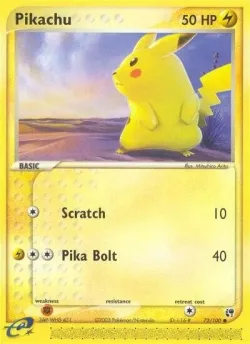 Pikachu 「SS 72/100」「EN」