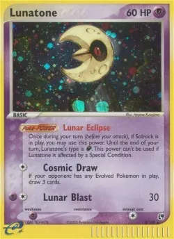 Lunatone #8/100 · Pokémon