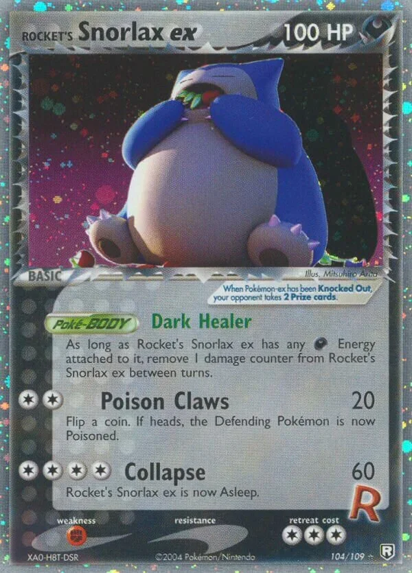 Rocket's Snorlax ex 「TR 104/109」「EN」