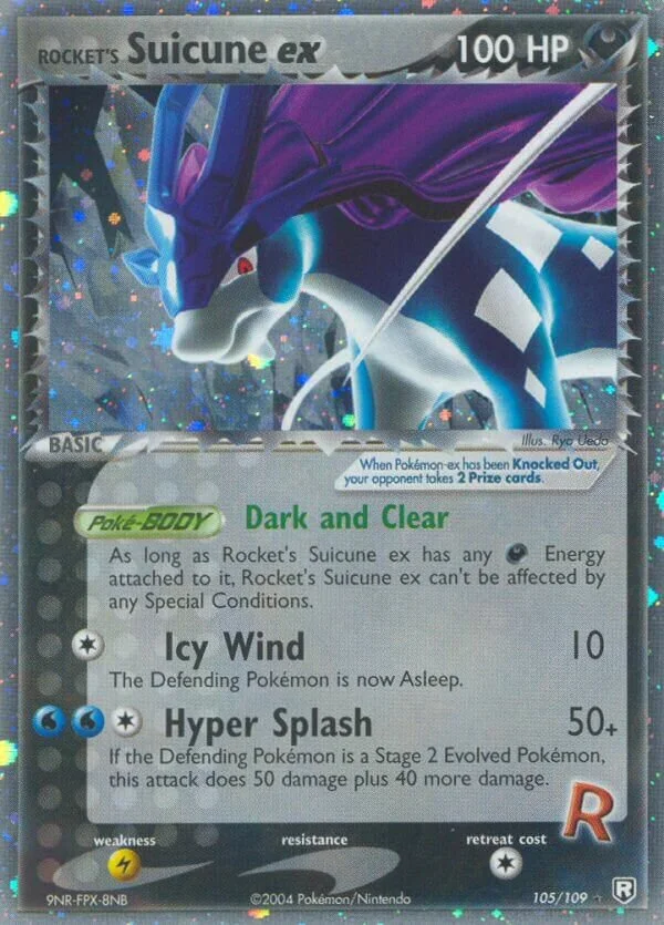 Rocket's Suicune ex 「TR 105/109」「EN」