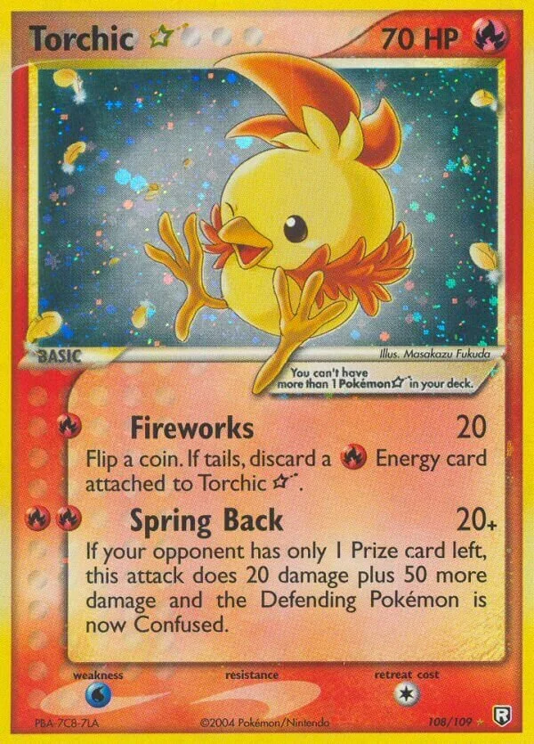 Torchic ☆ 「TR 108/109」「EN」