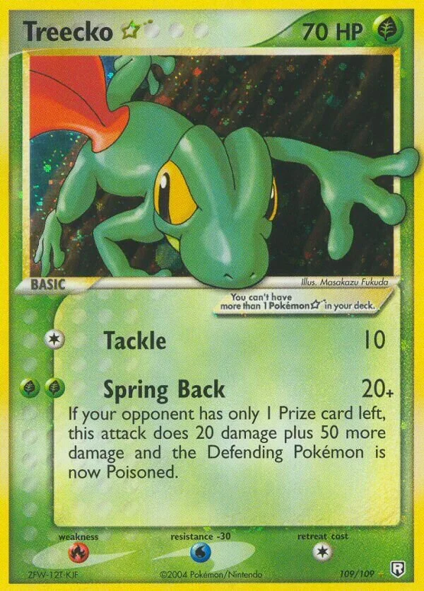 Treecko ☆ 「TR 109/109」「EN」