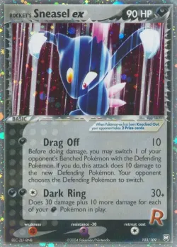 Rocket's Sneasel ex 「TR 103/109」「EN」