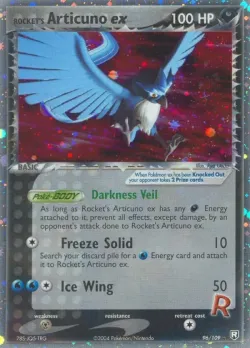 Rocket's Articuno ex 「TR 96/109」「EN」