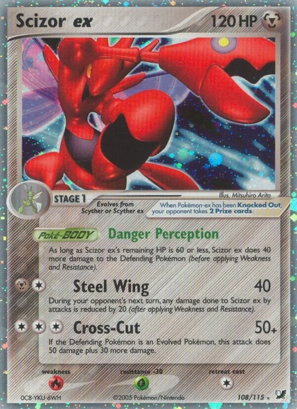Scizor ex 「UF 108/115」「EN」