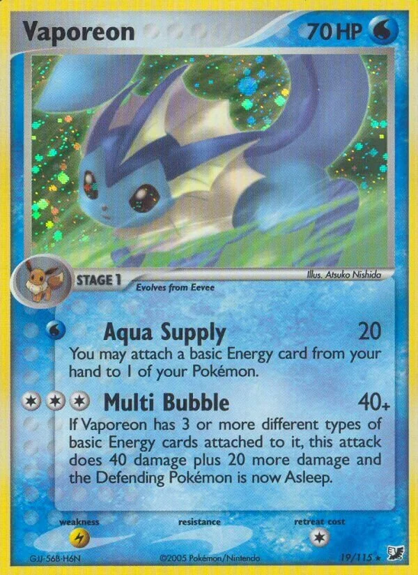 Vaporeon 「UF 19/115」「EN」