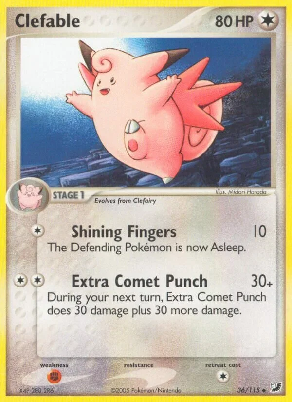 Clefable 「UF 36/115」「EN」